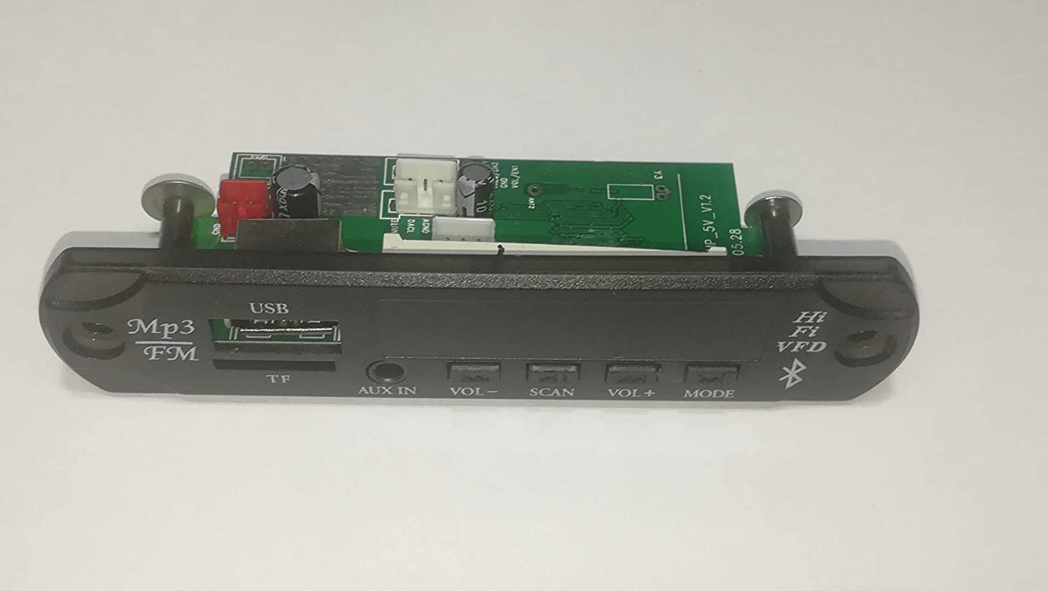 Vosarea FM-Transmitter USB-Ladegerät Rosa Bluetooth LED-Display MP3-Player 